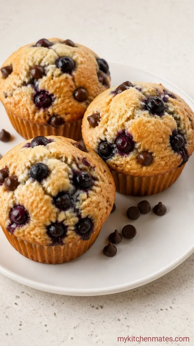 Bakery-Style Blueberry Chocolate Chip Muffins Step 5: Cool and Serve