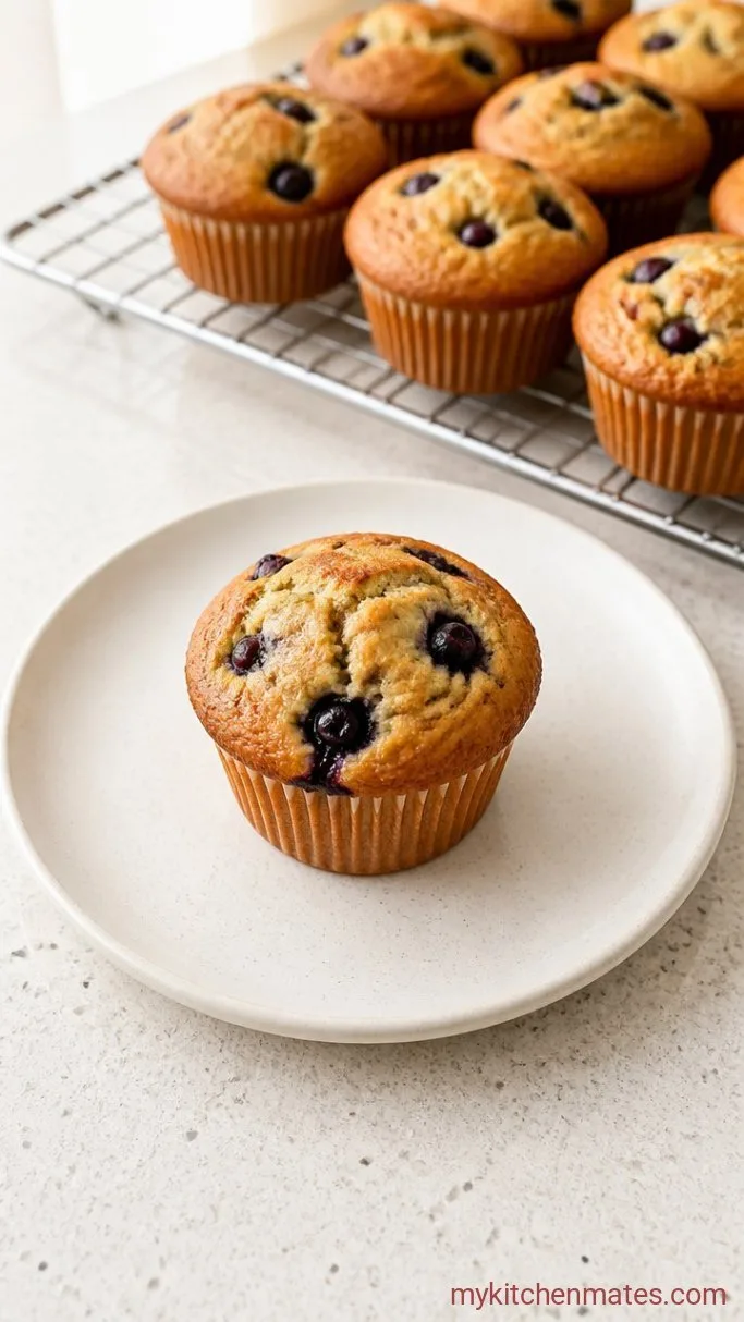 Keto Blueberry Muffins with Almond Flour Step 5: Cool and Serve