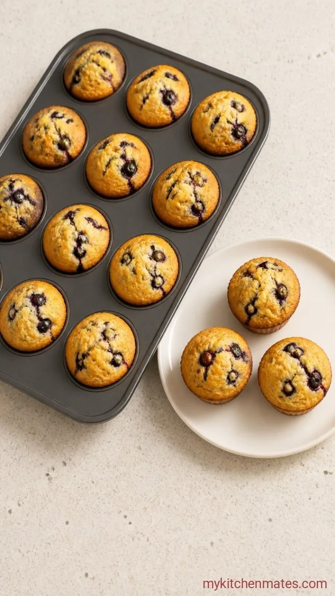 Moist Paleo Blueberry Muffins Step 5: Cool and Serve
