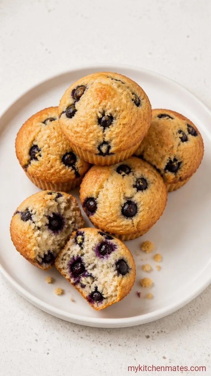Low Carb Blueberry Muffins with Almond Flour Step 5: Cool and Serve