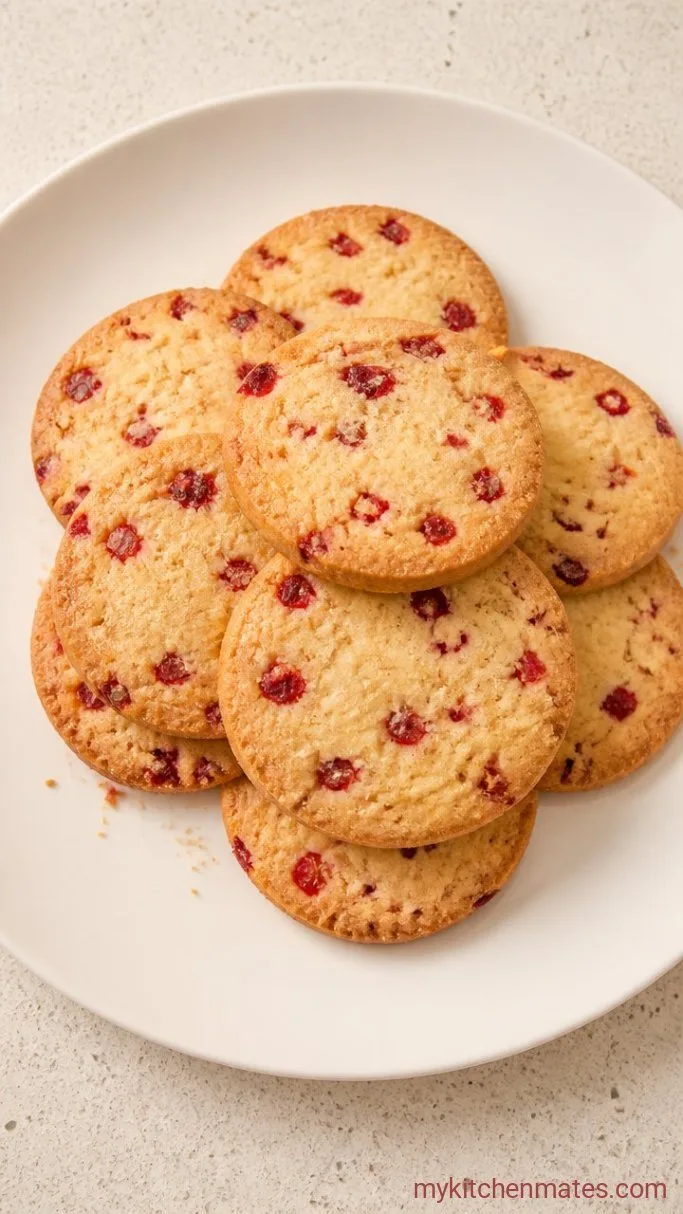 Buttery Cherry Shortbread Cookies Step 5: Cool and Serve