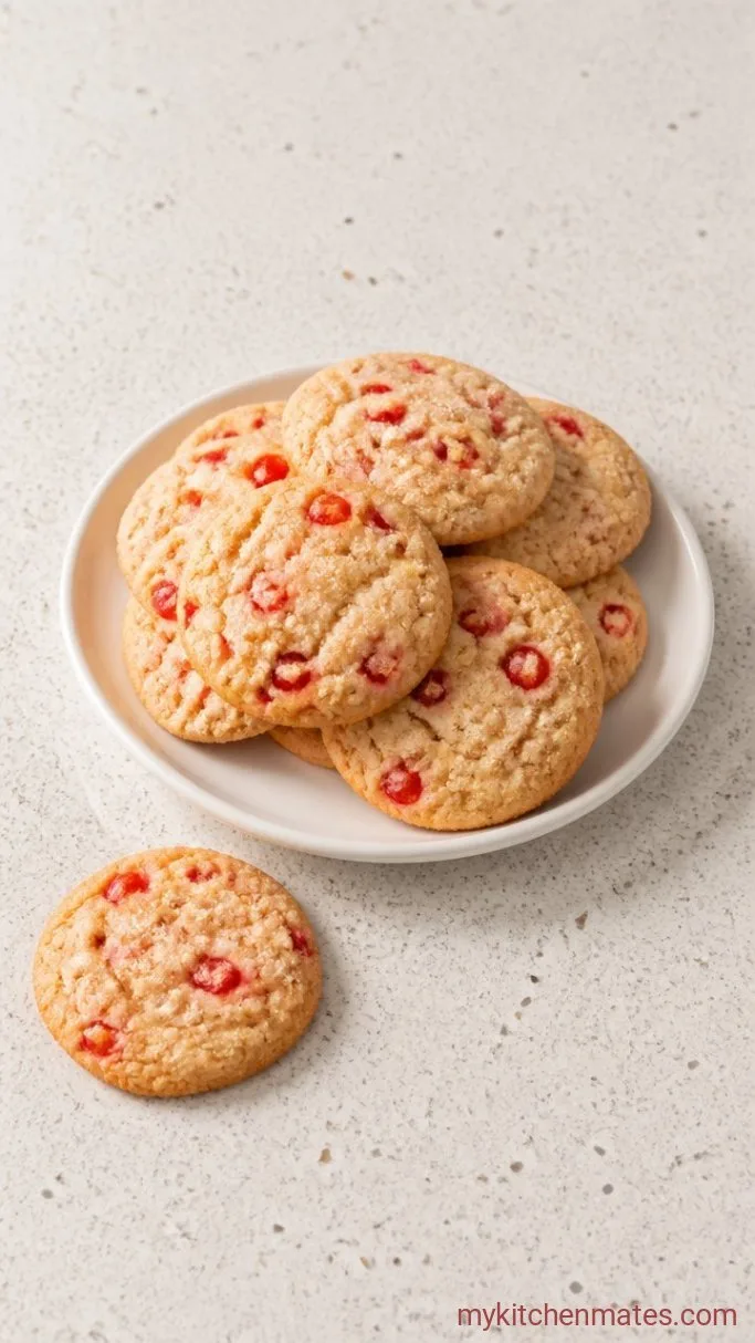 Buttery Cherry Sugar Cookies with Maraschino Cherry Pieces Step 5: Cool and Serve