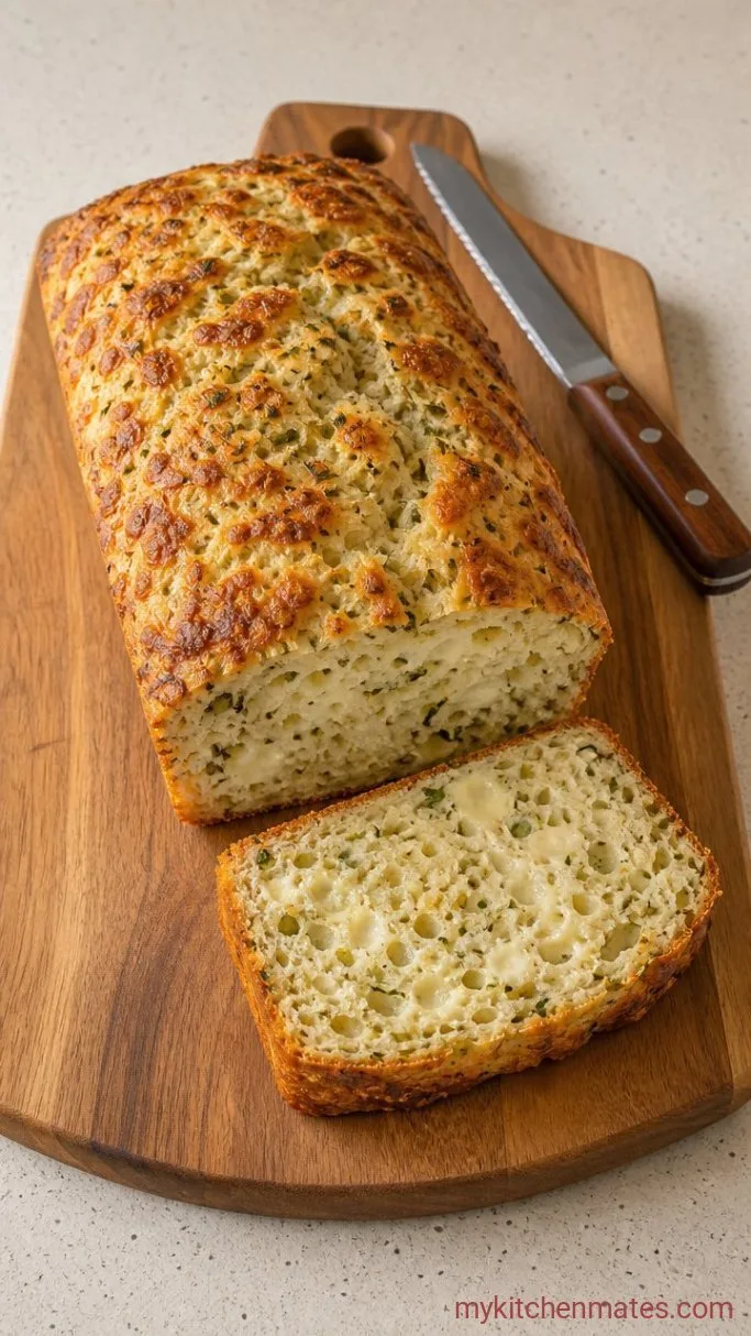 Fluffy Italian Herb and Cheese Bread (From Scratch) Step 5: Cool and Slice the Bread