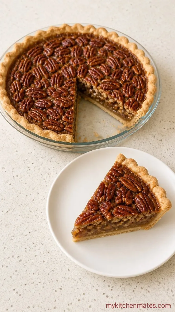 Southern Pecan Pie with a Gooey, Nutty Filling Step 5: Cool and Slice the Pie