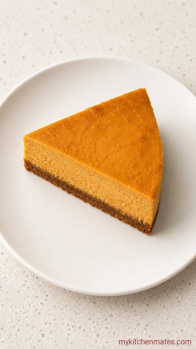 Sweet Potato Cheesecake with Gingersnap Crust Step 5: Cool and Slice