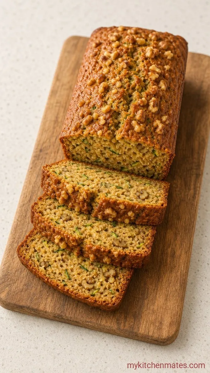 Protein Zucchini Bread with Greek Yogurt Step 5: Cool and Slice