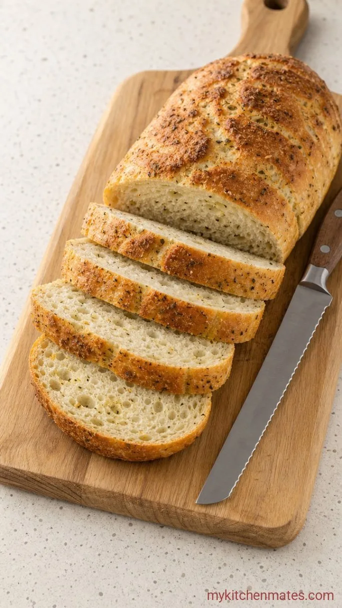 Bread Machine Italian Bread with a Crispy Crust Step 5: Cool and Slice