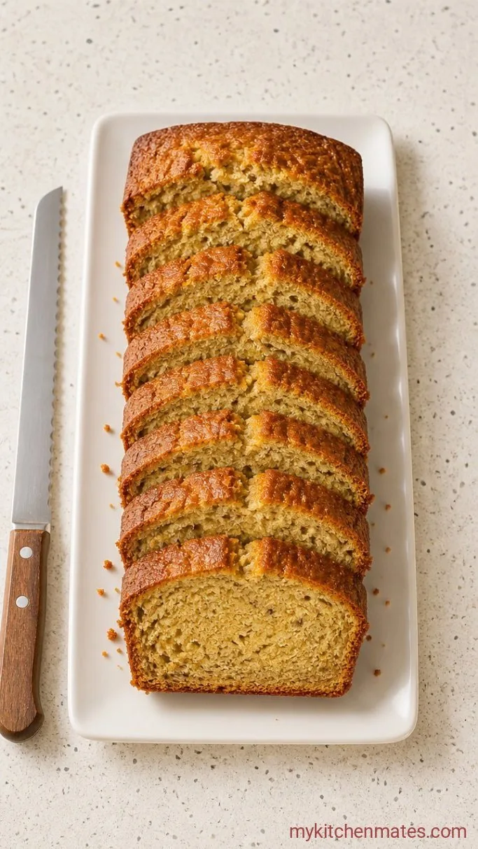 Moist Low Carb Banana Bread Step 5: Cool and Slice