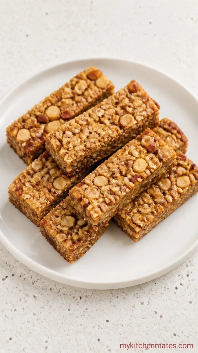 Chewy Apple Cinnamon Granola Bars Step 5: Cool and Slice