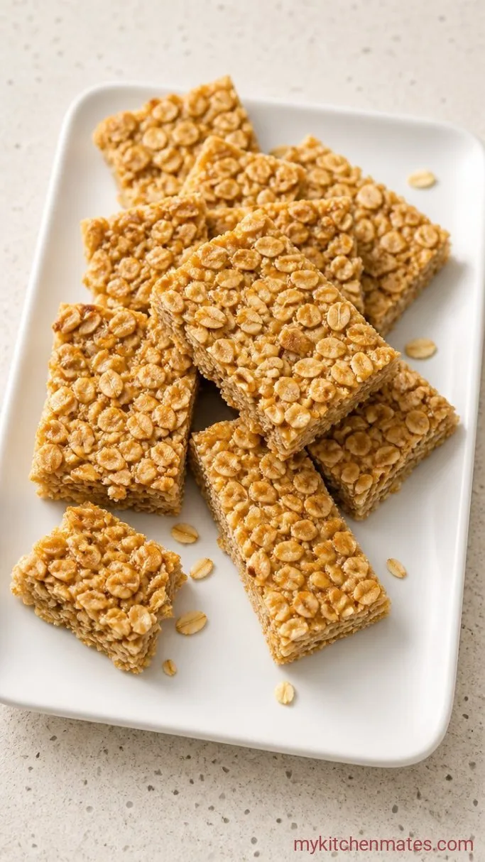 Crunchy Oat and Honey Granola Bars (Nature Valley Copycat) Step 5: Cool and Snap Into Bars