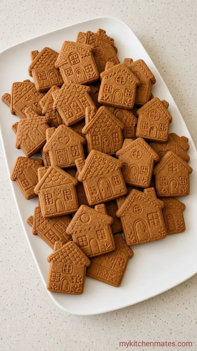 Easy No-Spread Gingerbread House Cookies Step 5: Cool Completely