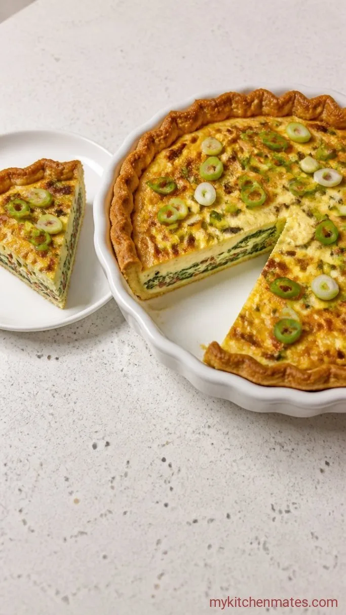 Deep Dish Quiche: Fluffy, Cheesy, and Foolproof Step 5: Cool, Release, and Slice