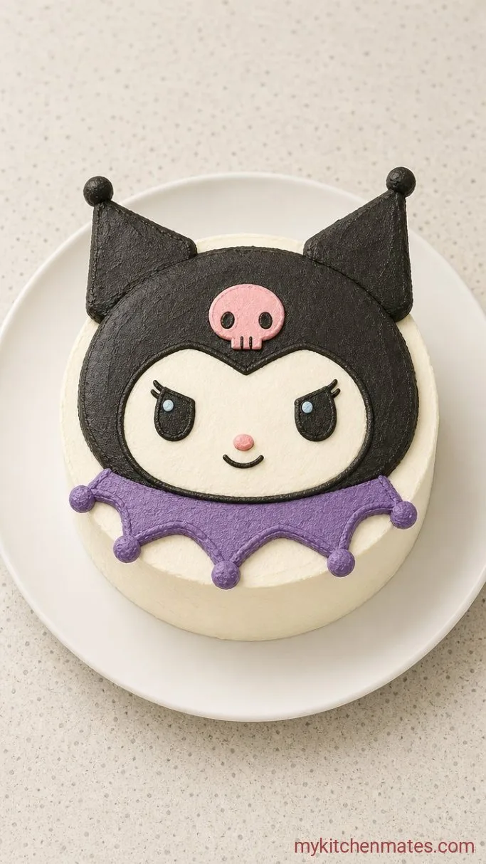 Step 5: Decorate the Kuromi Face