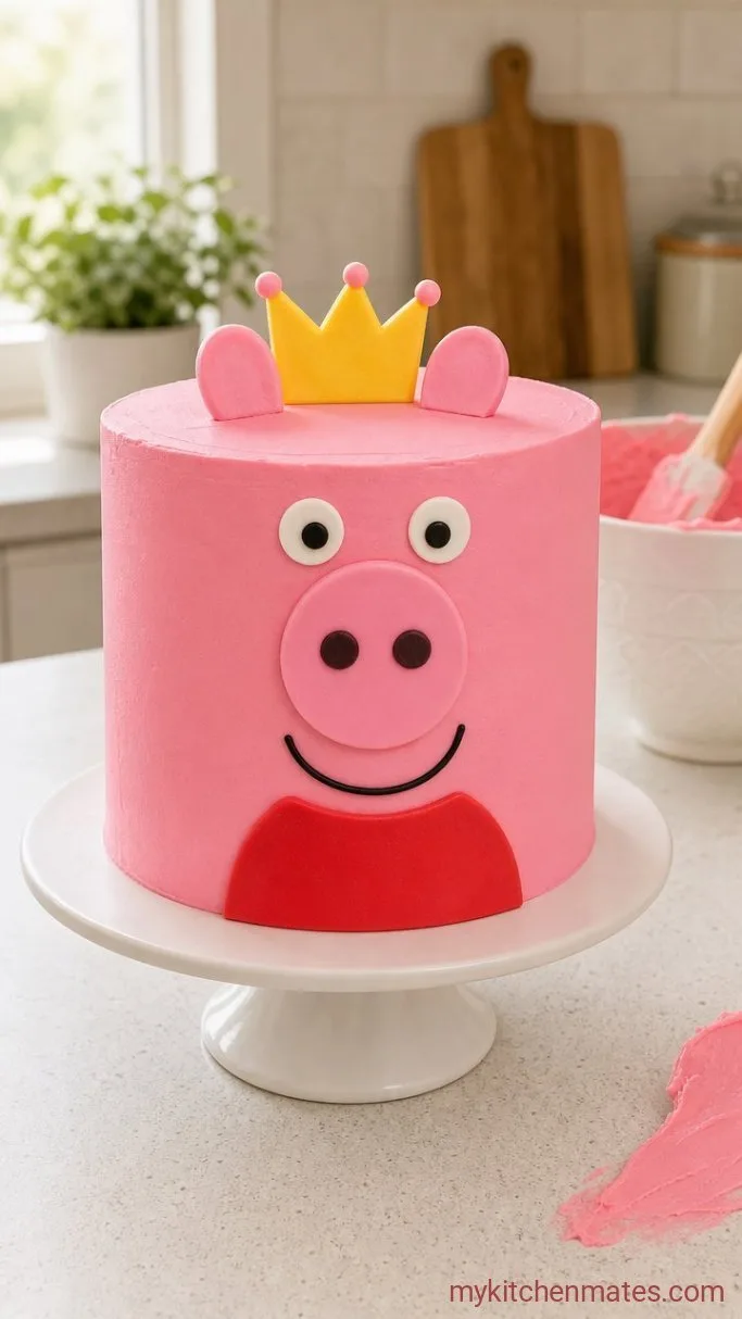 Step 5: Decorate the Peppa Cake