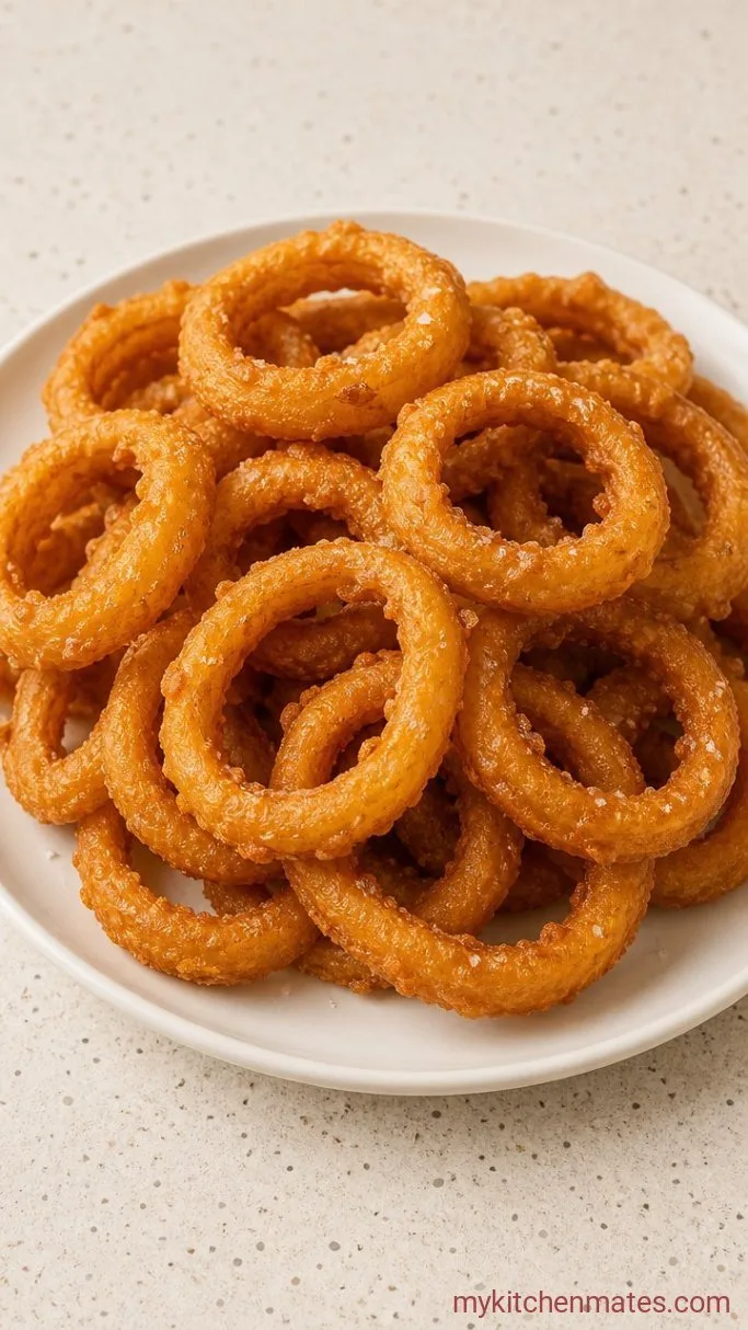 Crispy Gluten Free Onion Rings (Fried or Baked) Step 5: Drain, Season, and Serve