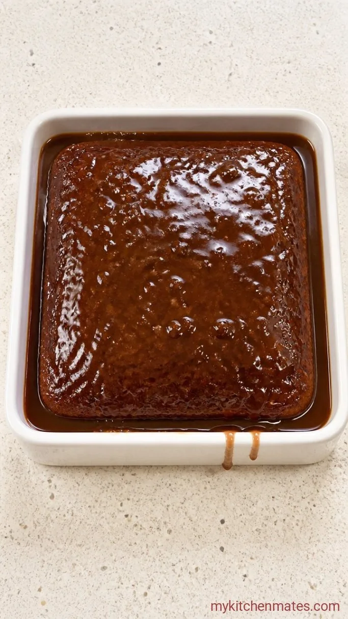Step 5: Drench and Serve the Pudding