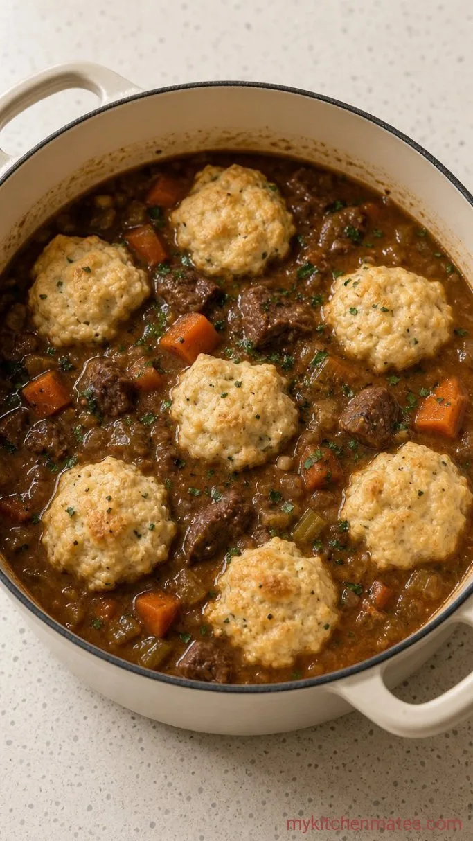 Creamy Gluten-Free Chicken and Dumplings Step 5: Drop and Cook the Dumplings