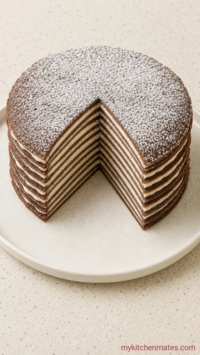Step 5: Dust and Serve the Cake