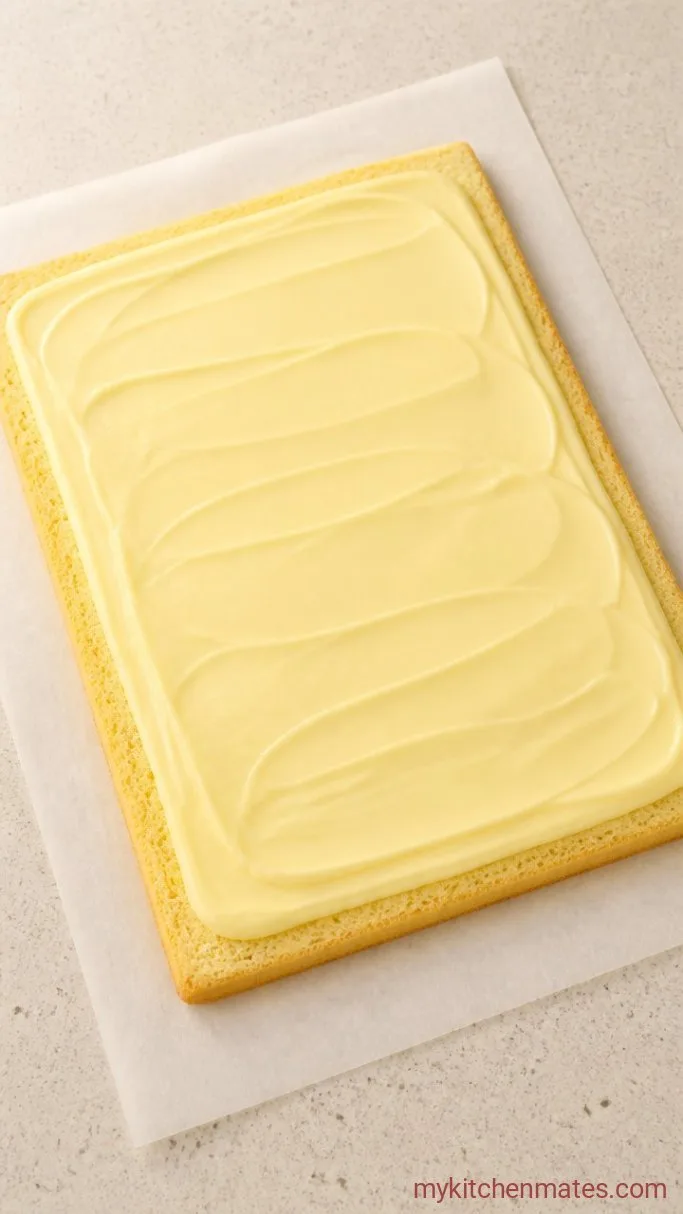 Step 5: Fill and Re-roll the Cake