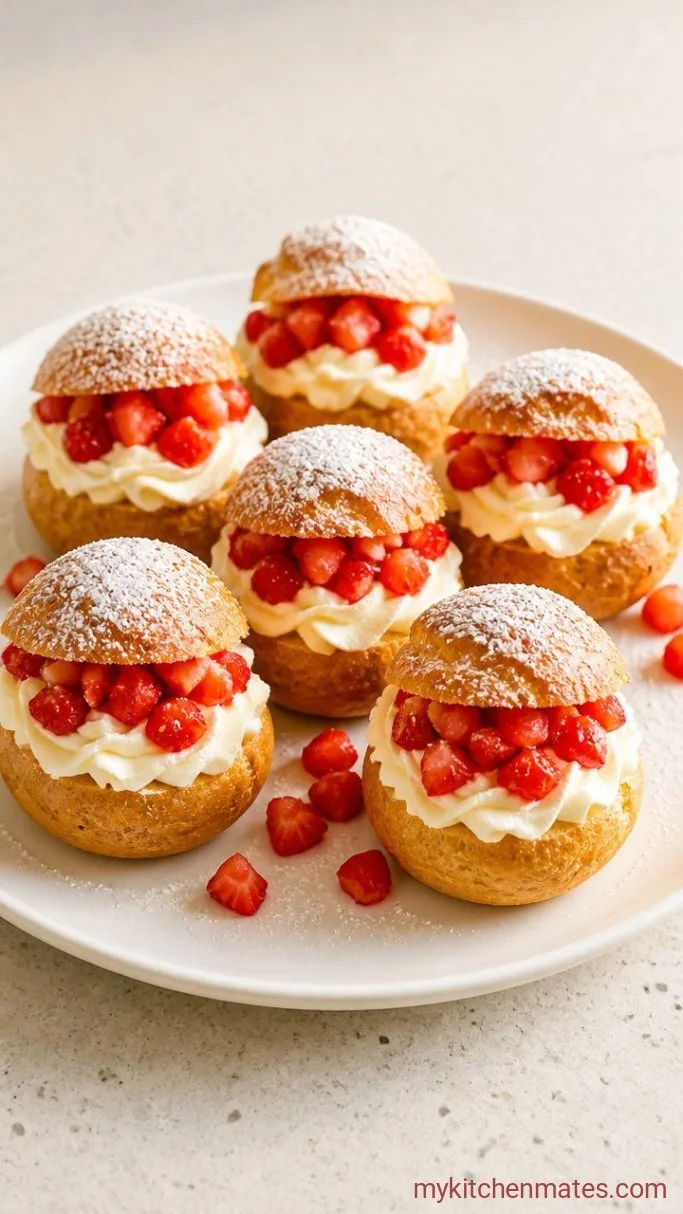 Step 5: Fill and Serve the Cream Puffs