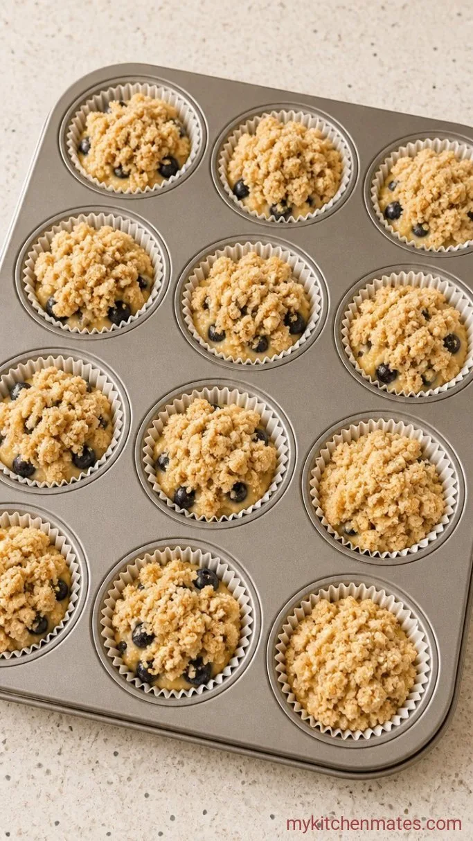 Step 5: Fill the Cups and Top with Crumble