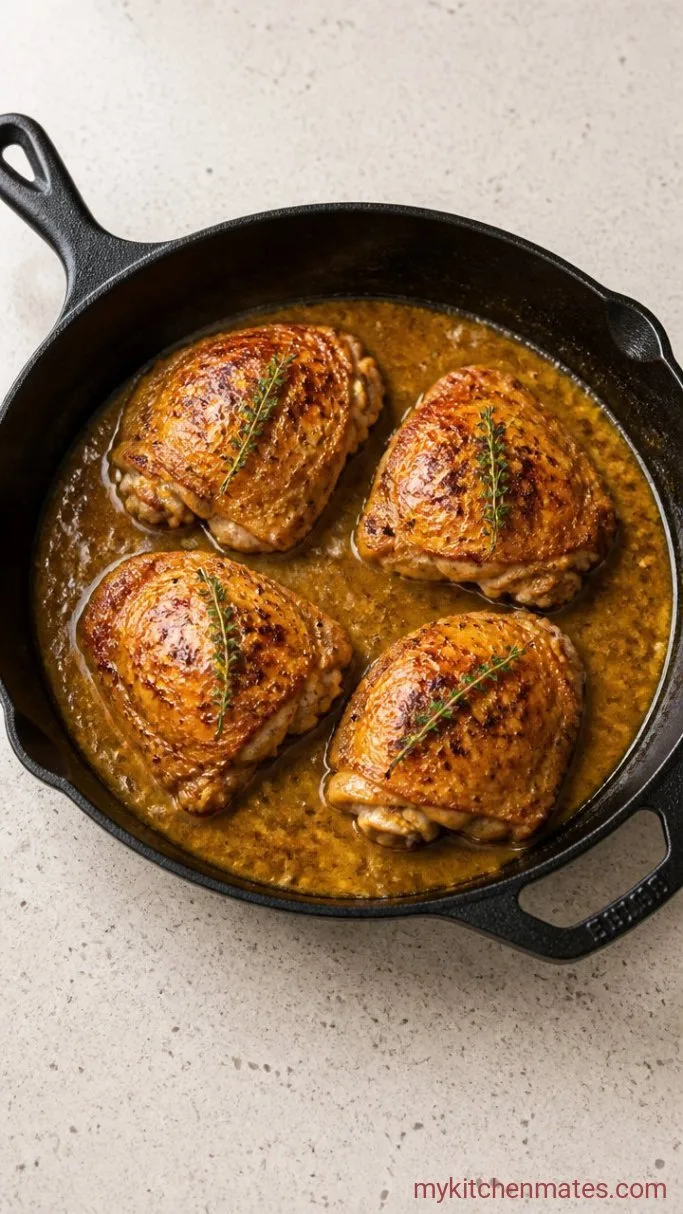 One-Pan Baked Chicken and Gravy Step 5: Finish and Serve