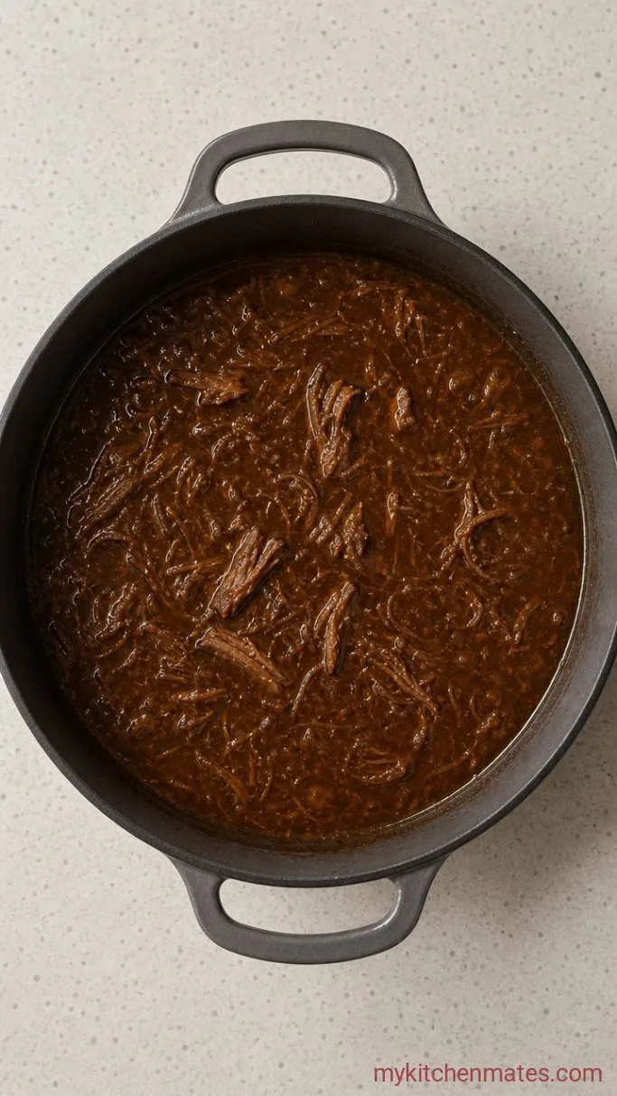 Slow-Braised French Onion Beef Short Rib Soup Step 5: Finish the Soup
