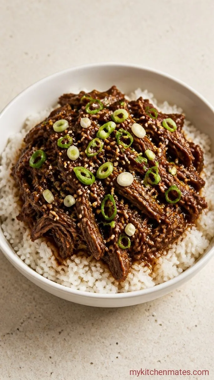 Gochujang-Braised Korean Pot Roast Step 5: Finish with Sesame and Scallions
