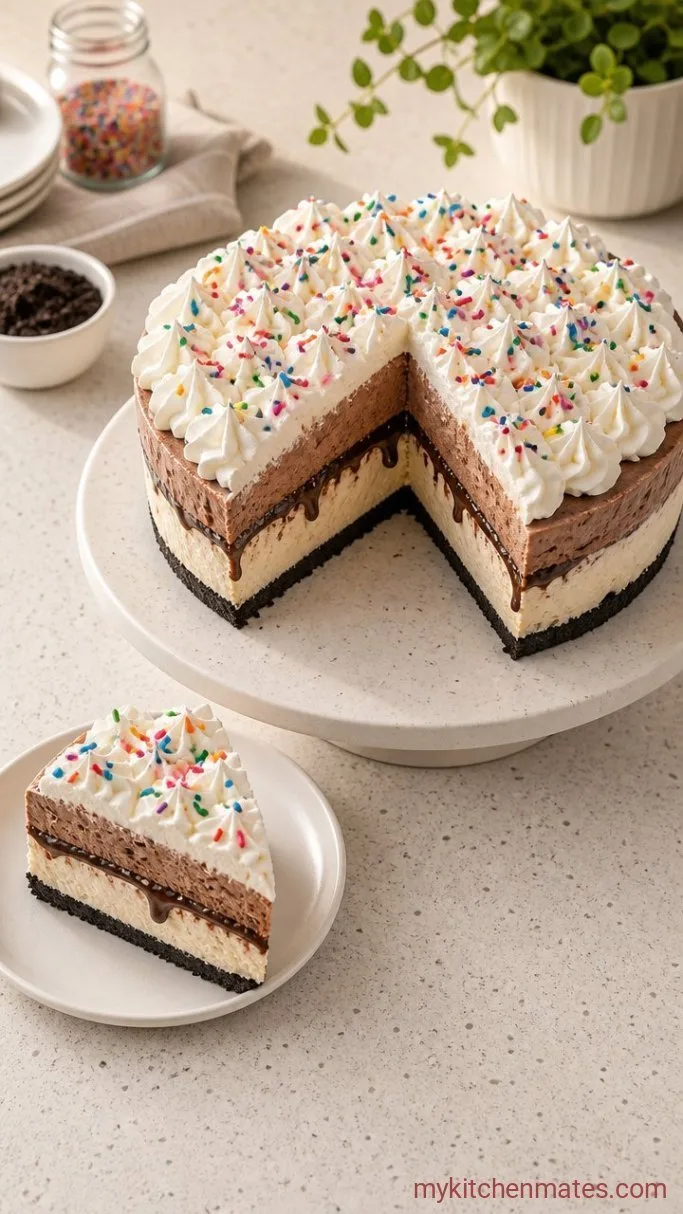 Step 5: Finish with Whipped Cream and Slice