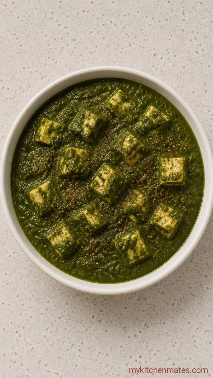 Creamy Palak Paneer (Restaurant-Style Indian Spinach Curry) Step 5: Fold in the Paneer and Serve