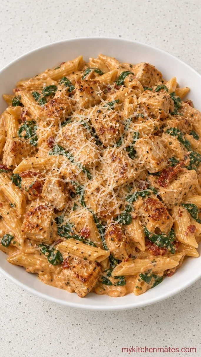 Step 5: Fold in the Spinach and Chicken