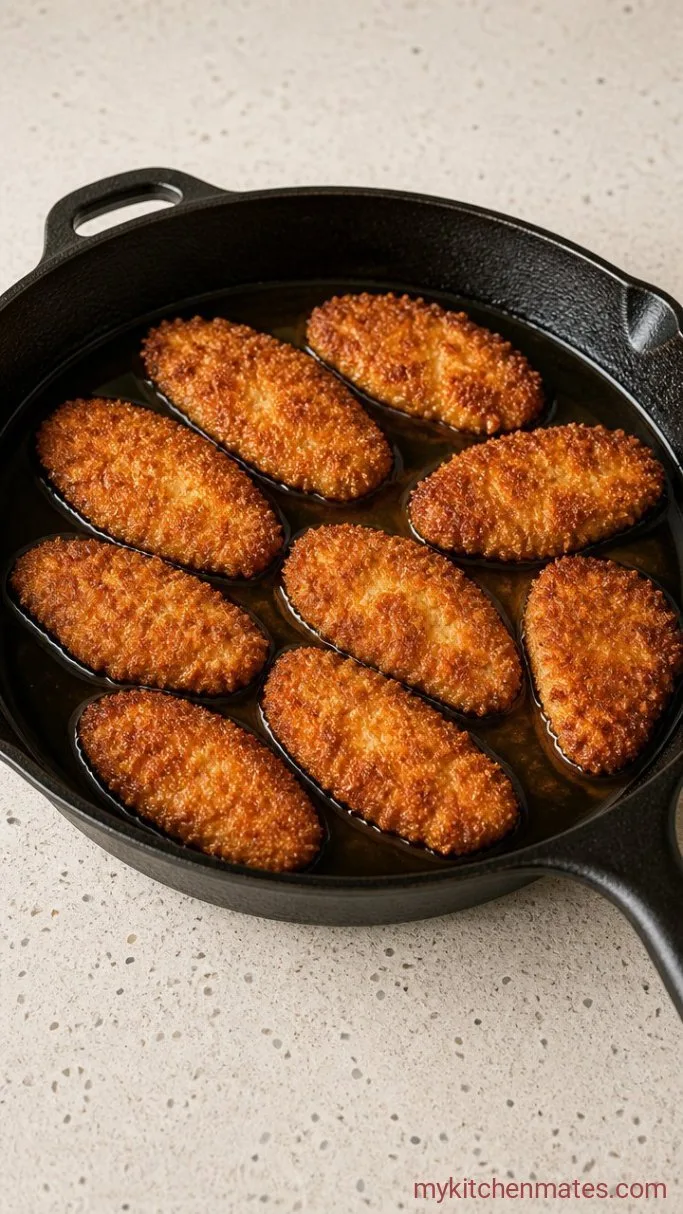 Crispy Panko Fried Chicken in 30 Minutes Step 5: Fry the Chicken