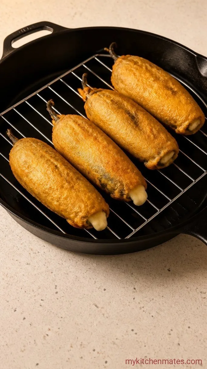 Step 5: Fry the Rellenos