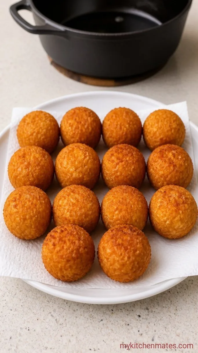 Step 5: Fry the Rice Balls