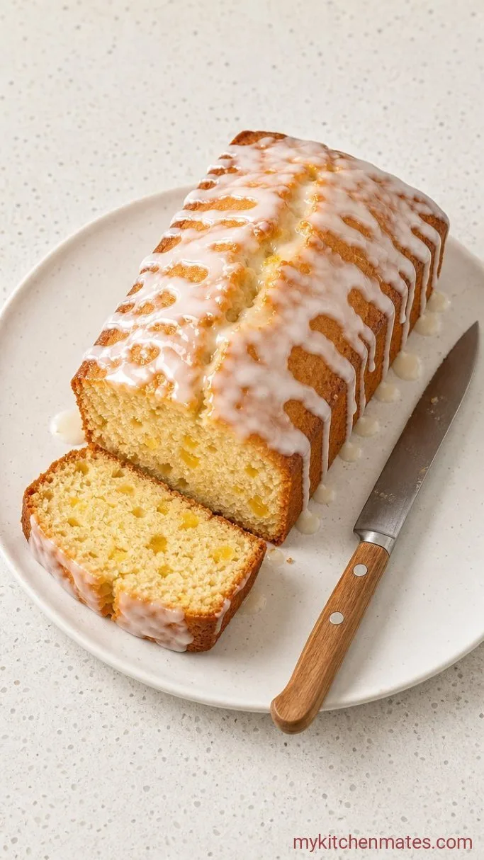 Step 5: Glaze and Slice the Cake