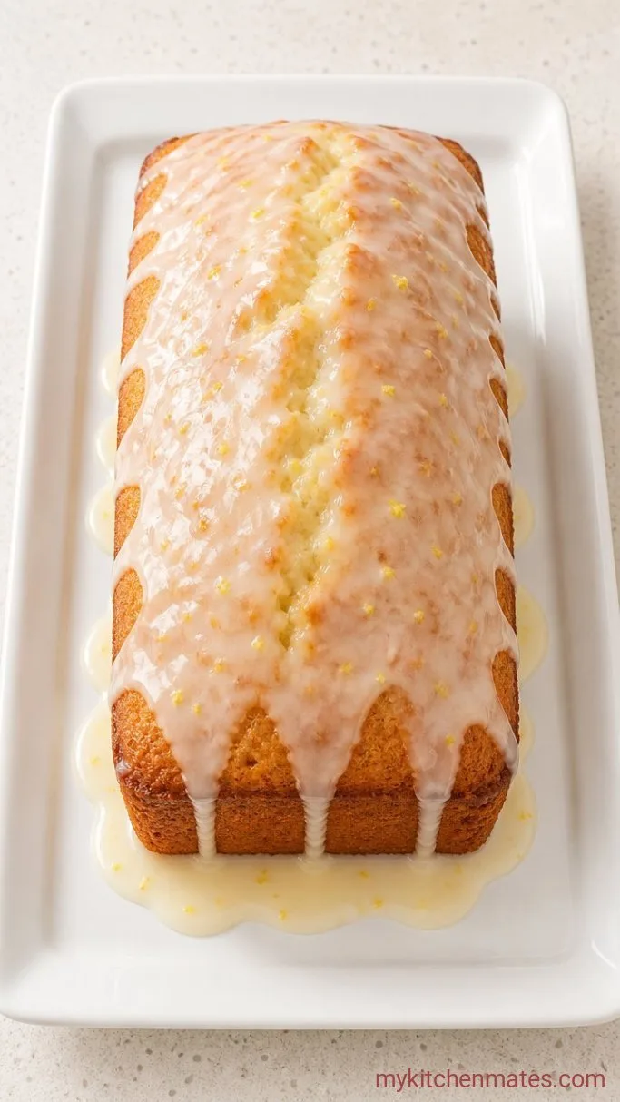 Moist Ritz Carlton Lemon Pound Cake (Just Like the Hotel Lobby) Step 5: Glaze the Warm Cake