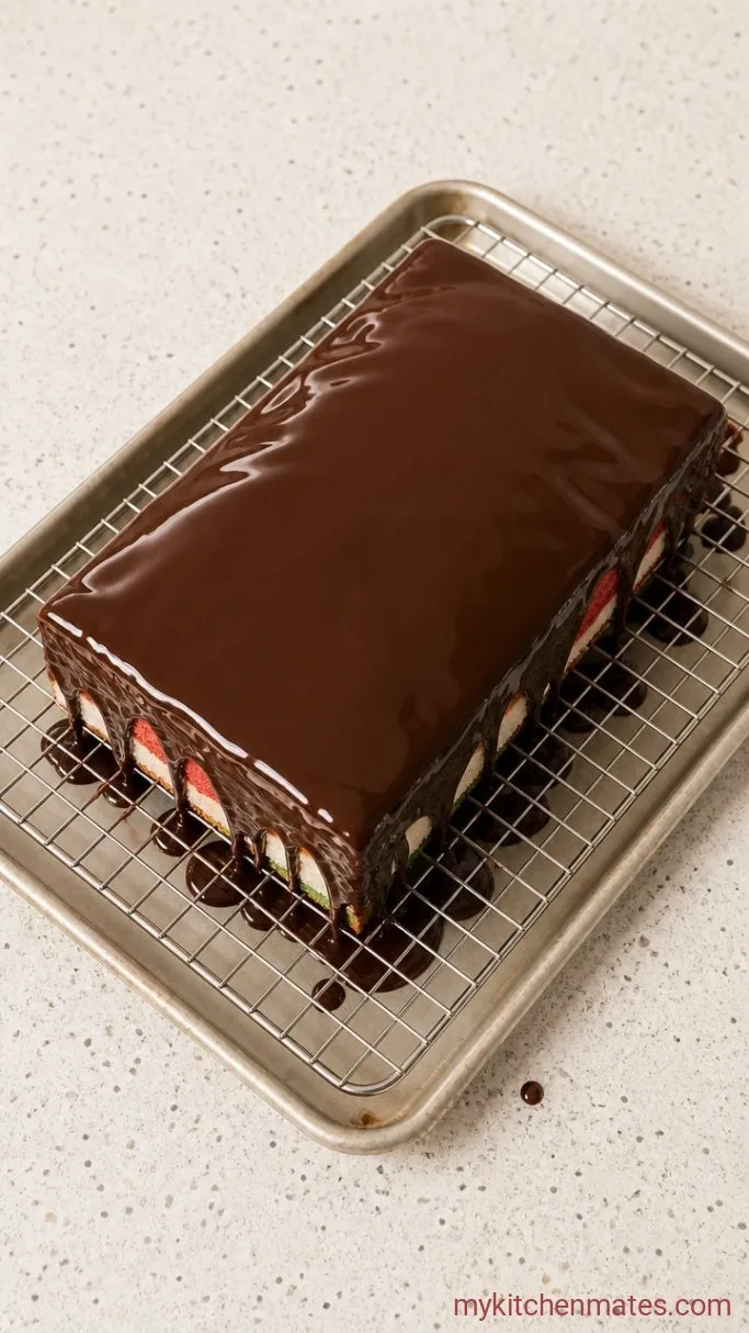 Step 5: Glaze with Chocolate