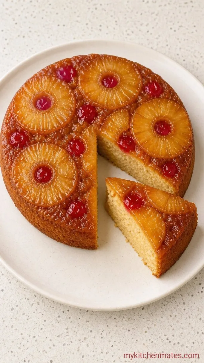Step 5: Invert and Slice the Cake