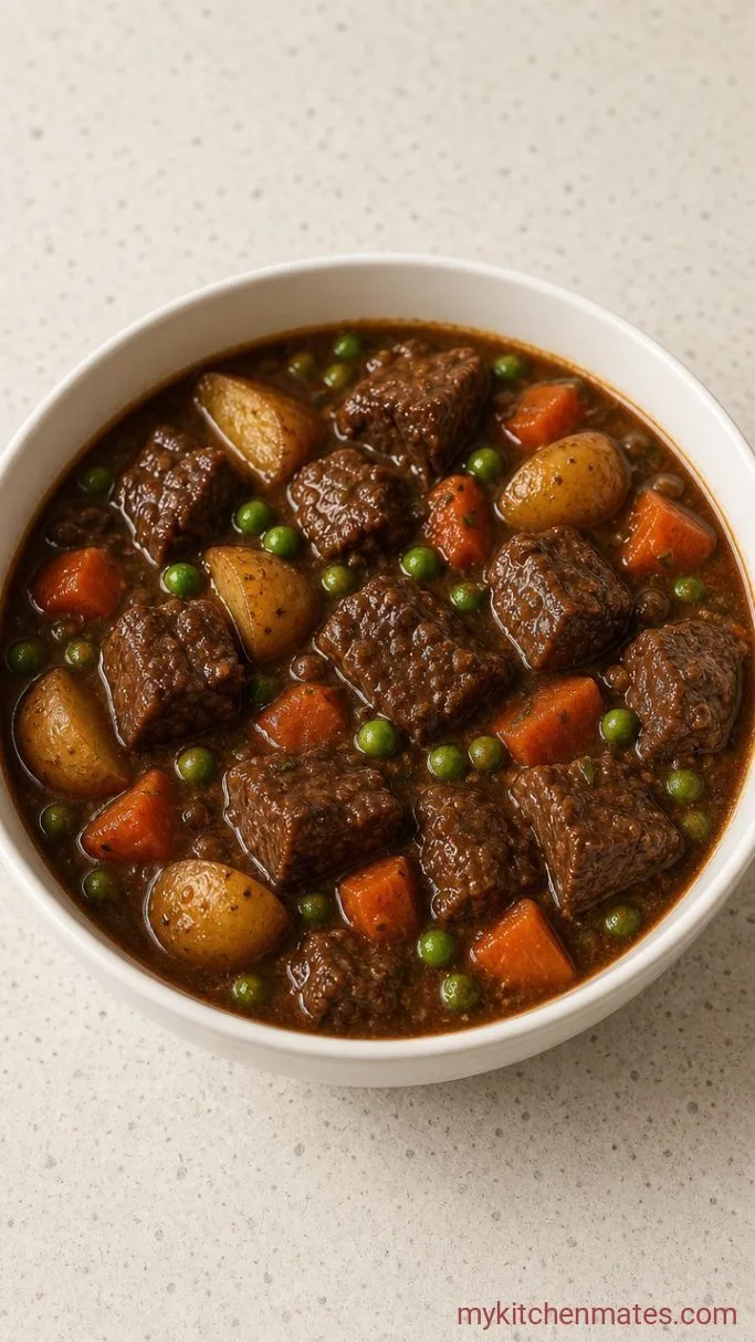 Instant Pot Beef Stew That Tastes Like It Simmered All Day Step 5: Ladle and Garnish