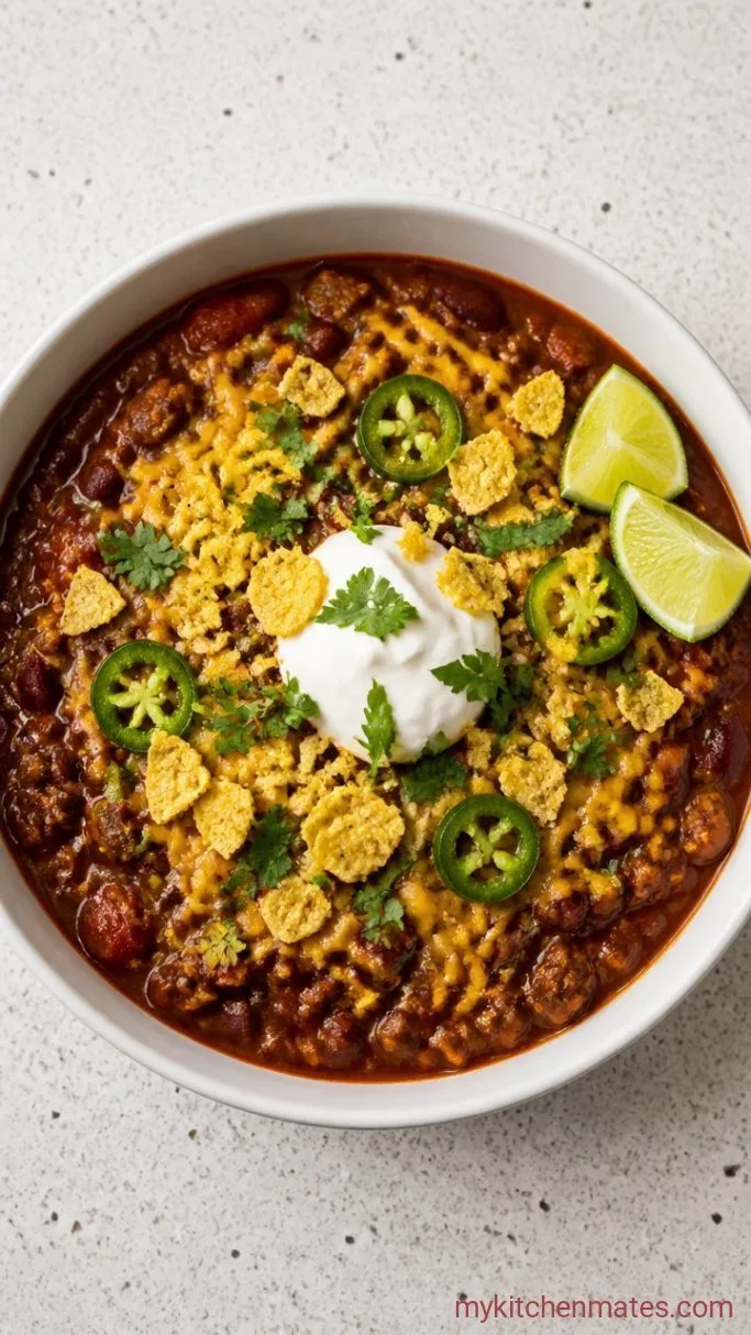 One-Pot Taco Chili (Ready in 30 Minutes) Step 5: Ladle and Load Up the Toppings