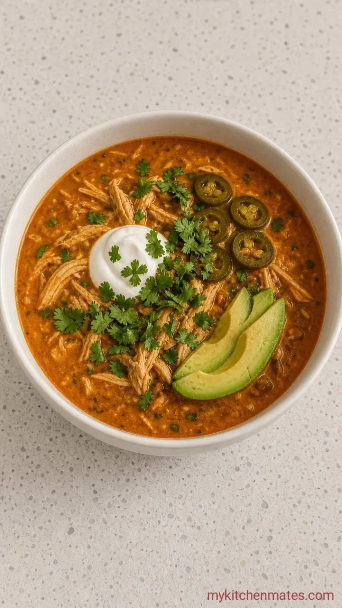 Creamy Keto Chicken Enchilada Soup (30 Minutes) Step 5: Ladle and Serve