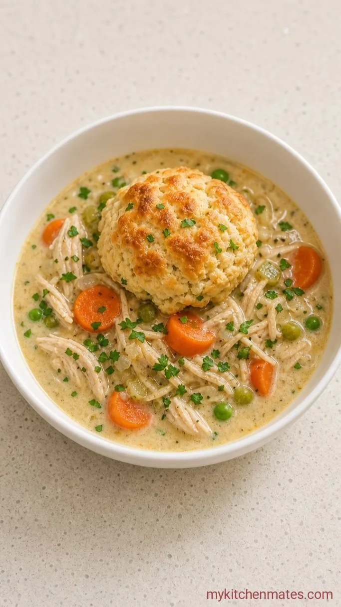 Quick Chicken and Dumplings with Canned Biscuits Step 5: Ladle and Serve