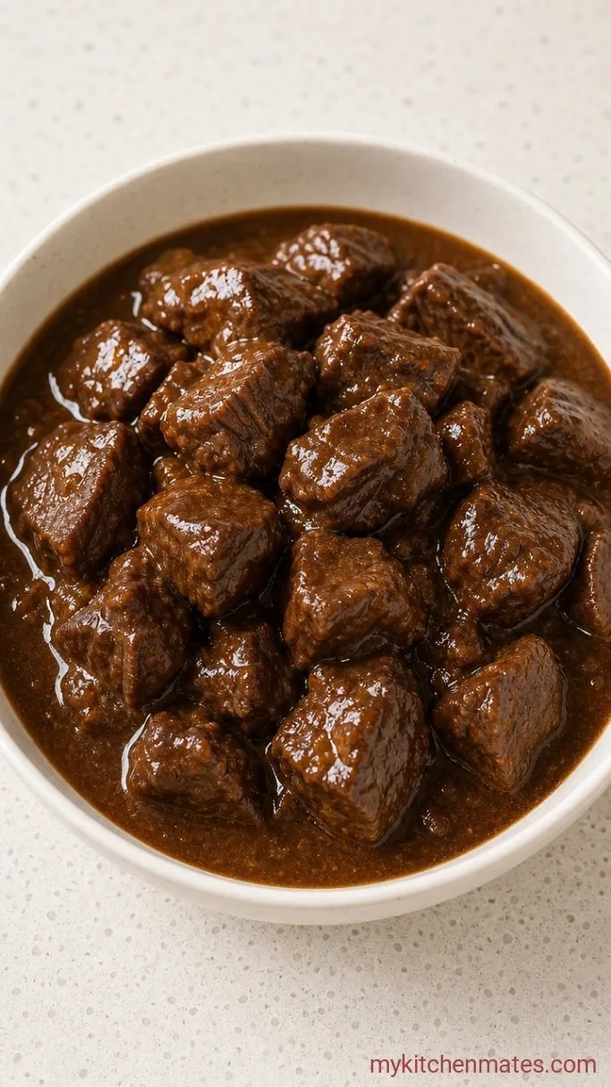 One-Pot Stovetop Beef Tips and Gravy Step 5: Ladle and Serve