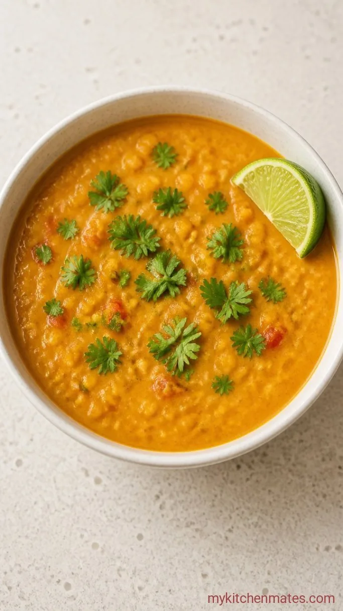 Creamy Coconut Lentil Soup (Ready in 30 Minutes) Step 5: Ladle and Serve