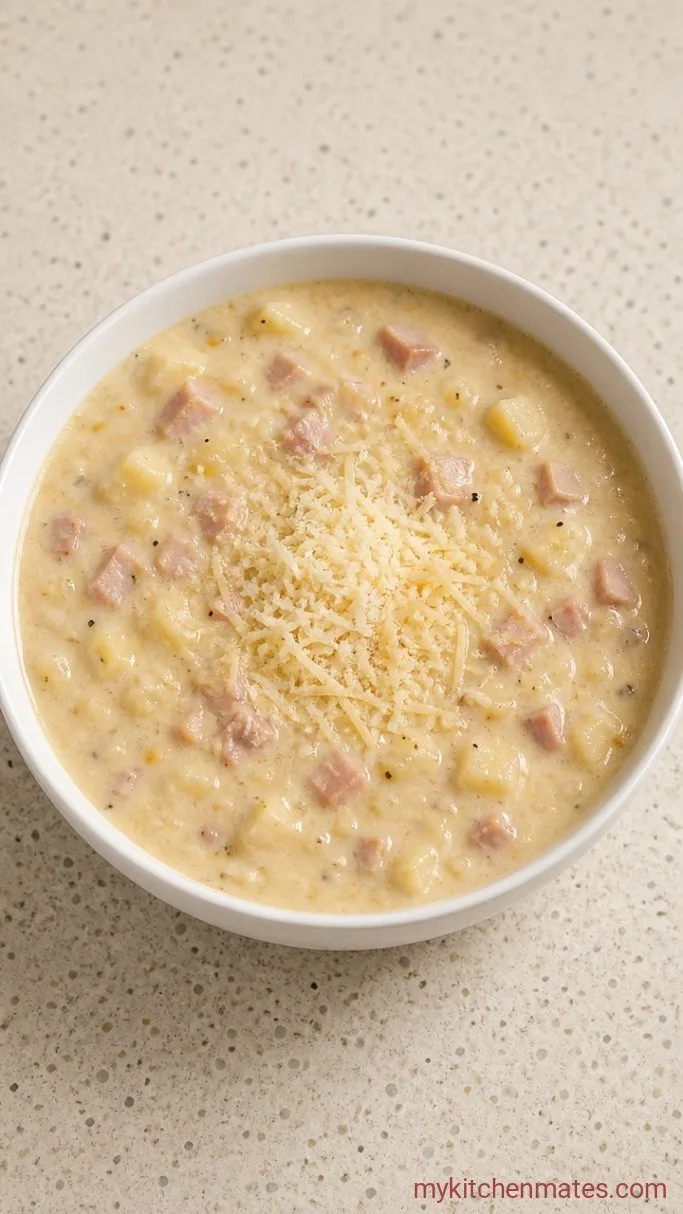 High Protein Potato Soup Step 5: Ladle and Serve