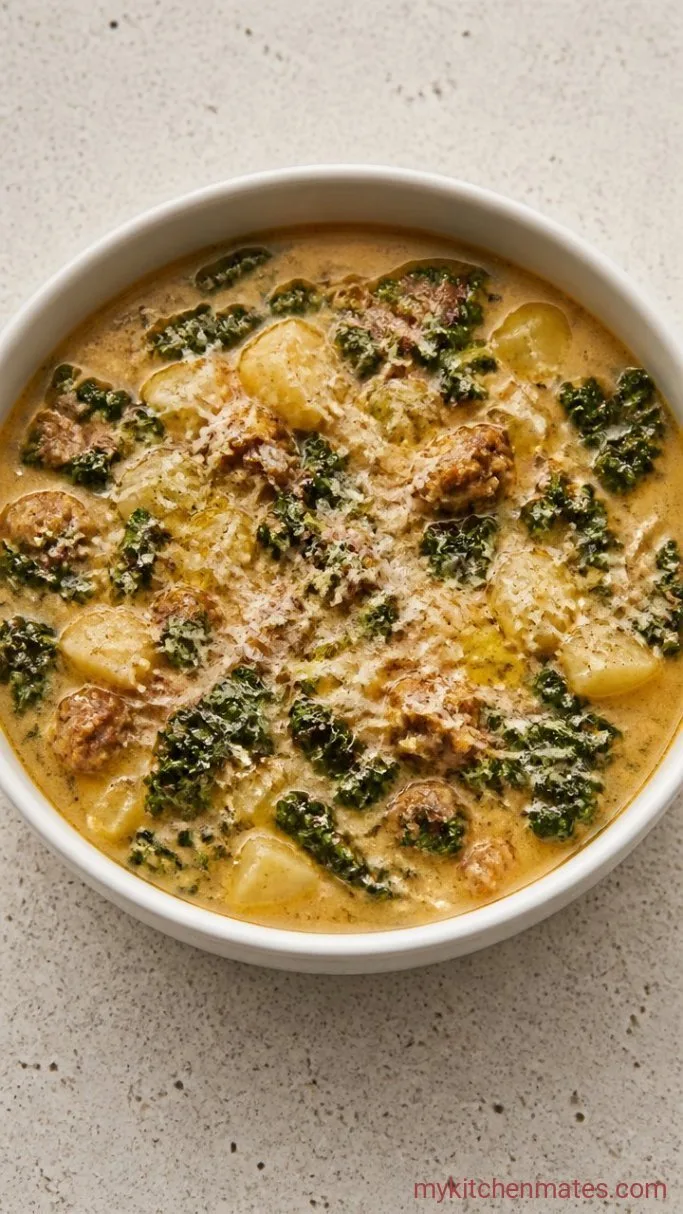 Creamy Italian Sausage Potato Soup in One Pot Step 5: Ladle and Serve