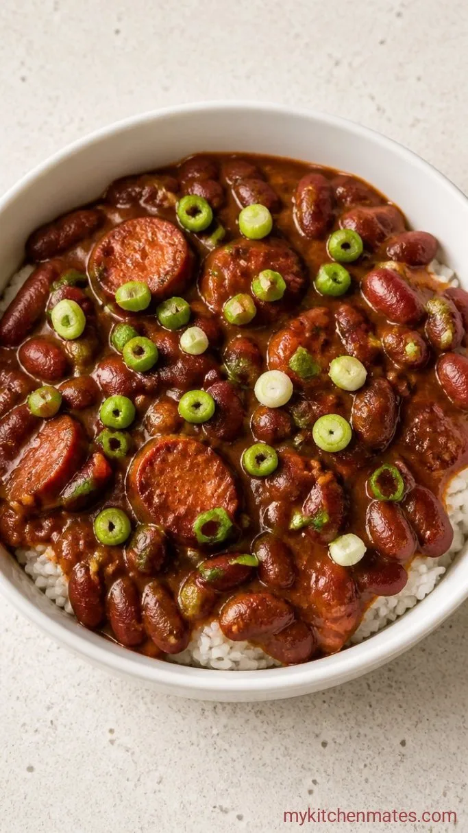 Slow-Simmered Red Beans and Rice Step 5: Ladle and Serve
