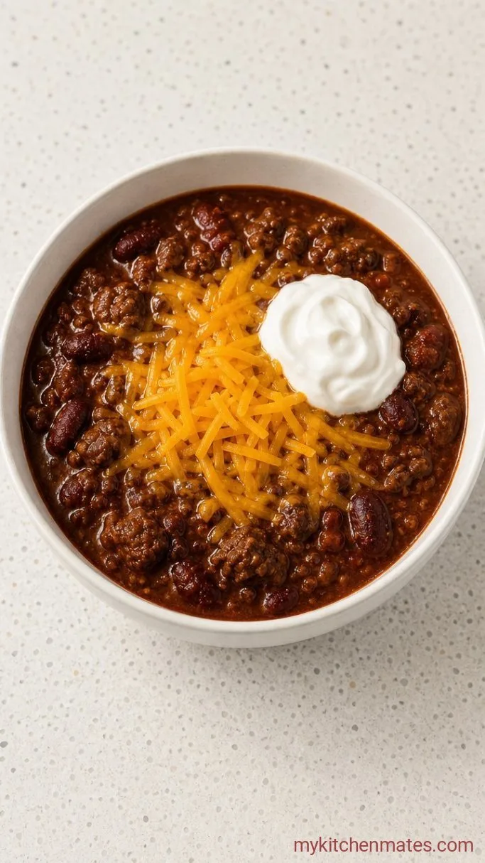 Step 5: Ladle and Top the Chili