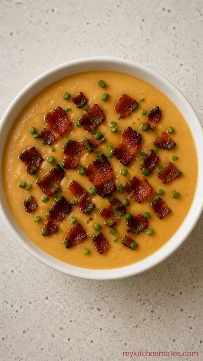 Step 5: Ladle and Top with Bacon