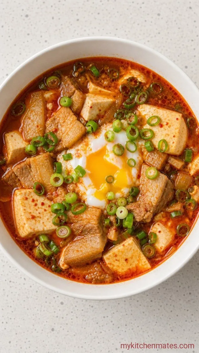 Step 5: Ladle into Bowls and Top with Scallions